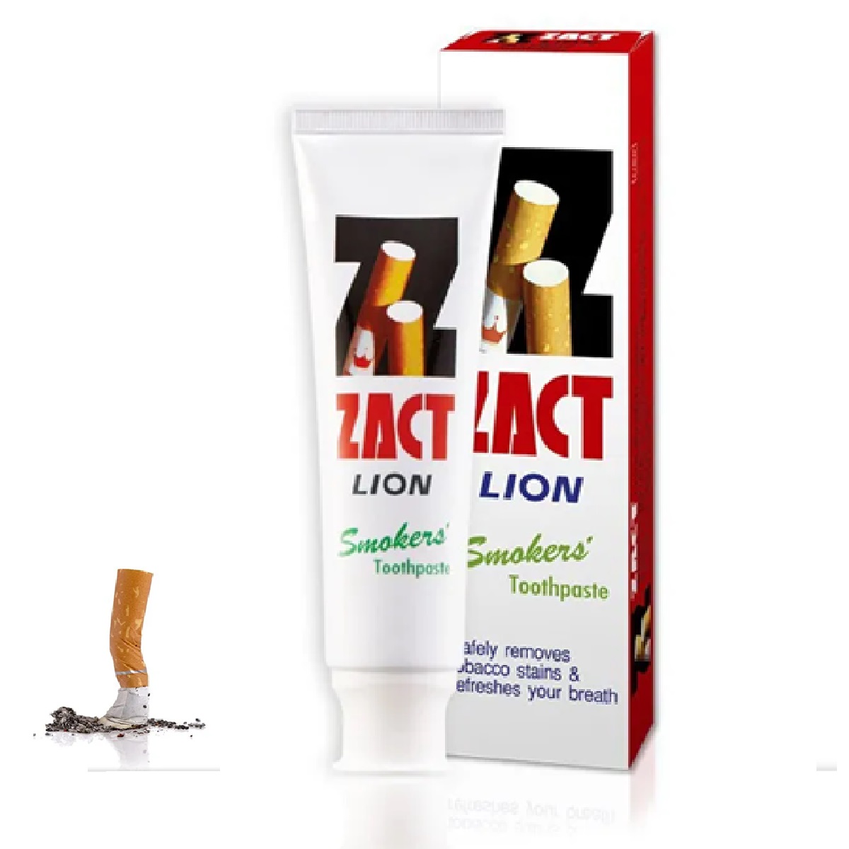 Zact Smokers Toothpaste - Stain Removal & Fresh Breath, Zact Loin, 160gr - Image 2