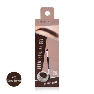 Meilinda Brow Styling Gel dark brown 3g