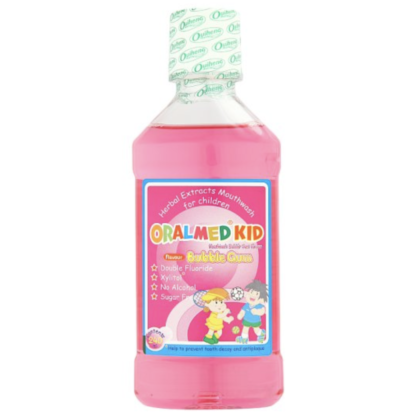 Oralmed Kids Mouthwash Bubble Gum 240ml