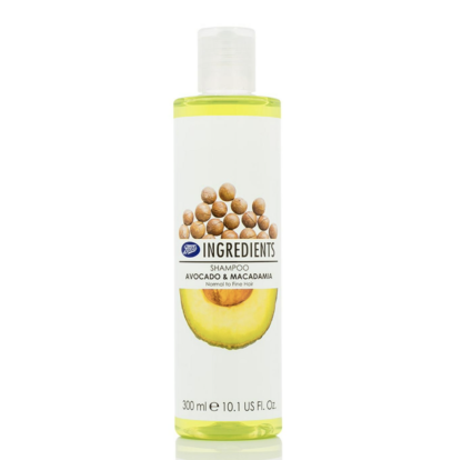 BOOTS Ingredients Shampoo Avocado & Macadamia 300ml