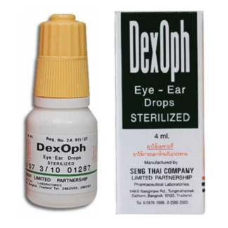 Drops for eyes and ears DexOph 4 ml