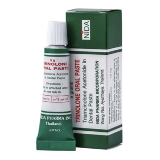 Nida Trinolone Oral Paste for treatment of stomatitis