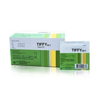 Tiffy dey highly effective cold and flu pills (box 100 tablets)