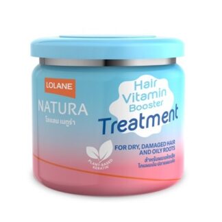 Natura Hair Vitamin Booster Treatment for Dry Damaged Hair & Oily Roots Lolane